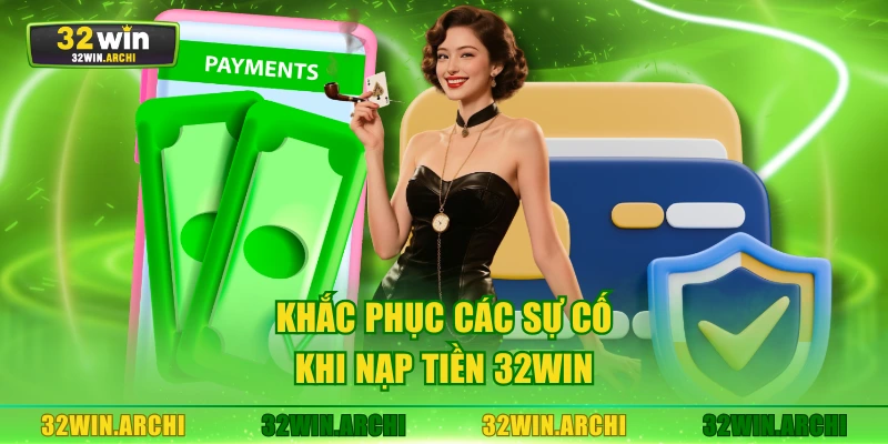 Khắc phục các sự cố khi nạp tiền 32WIN